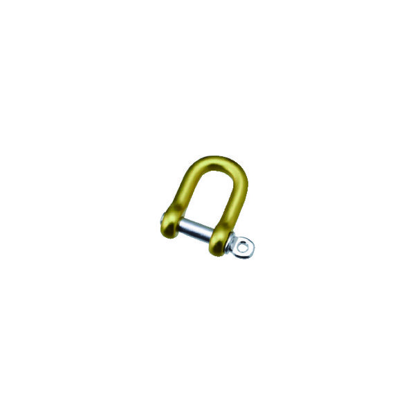 水本機械製作所 水本 アルミシャックル(イエロー) 呼び6mm B-2523 1個 833-7805（直送品）