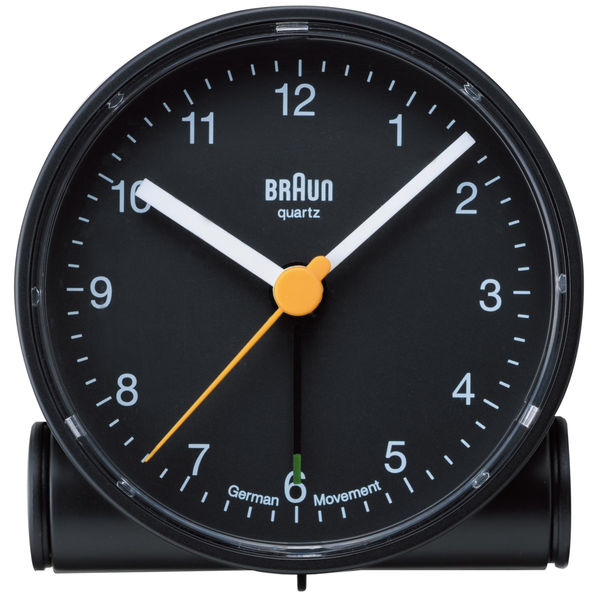 ブラウン BRAUN 小型置時計 シンプル横型 アラーム 珍しいドイツ製 BRAUN 特典付 国内正規品 置き時計 置時計 ブラウン デジタル