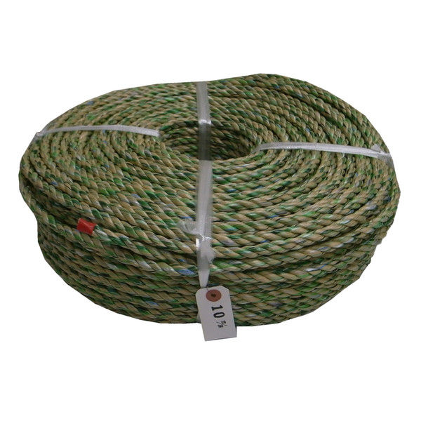 PP雑色ロープ 約10mmΦX125m（5kg巻） PP#10-125 5kg 1セット（5巻） まつうら工業（直送品）