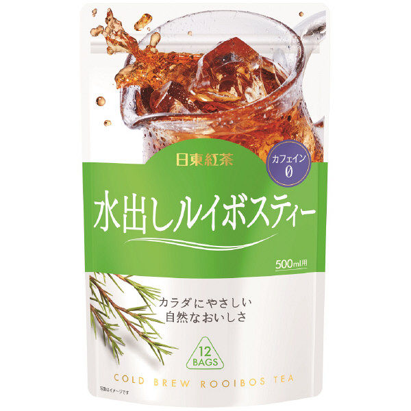 【ノンカフェイン】日東紅茶　水出しルイボスティー ティーバッグ　1袋（12バッグ入）