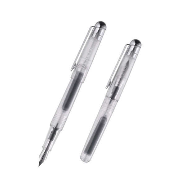 エルバン カートリッジインク用 万年筆 スケルトン hb-pen06 1セット（2本）（直送品）