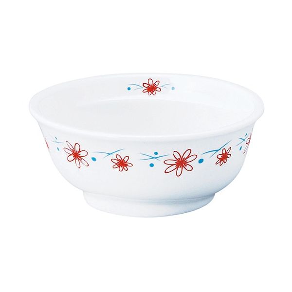信濃化学工業 UD すくいやすい粥碗 花風 7-2724-03 1個（直送品）