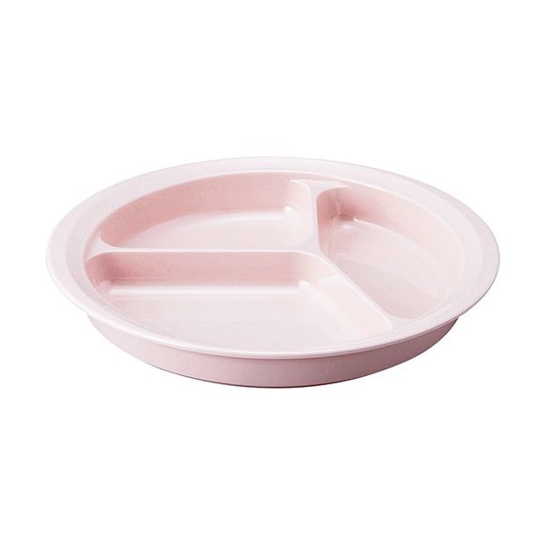 信濃化学工業 UD 仕切皿 ピーチ 7-2734-03 1個（直送品）