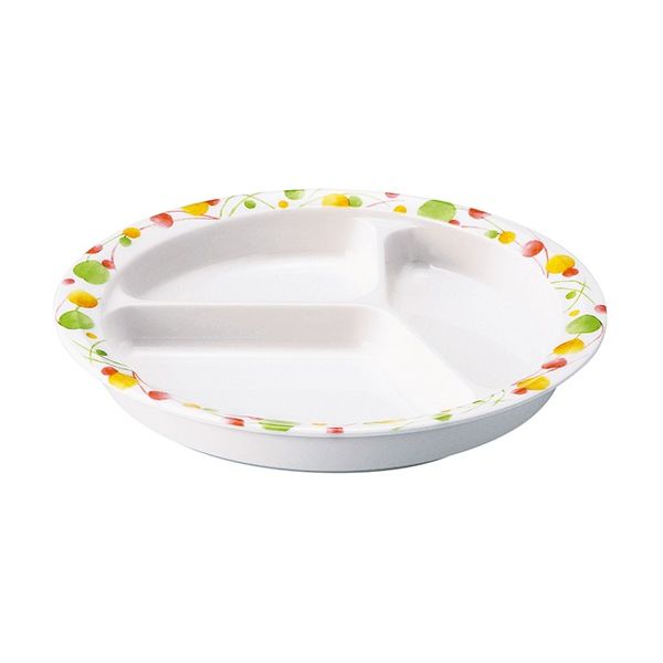 信濃化学工業 UD 仕切皿 水玉 7-2734-06 1個（直送品）