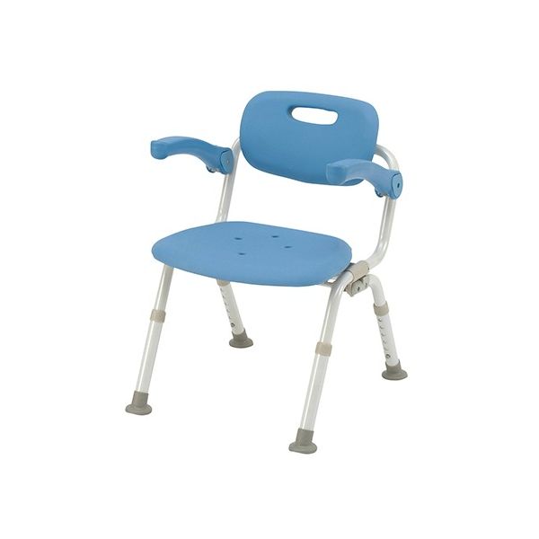 パナソニック シャワーチェアミドルSPおりたたみN (ユクリア) ワンタッチ開閉 なし ブルー PN-L41721A 1台（直送品）