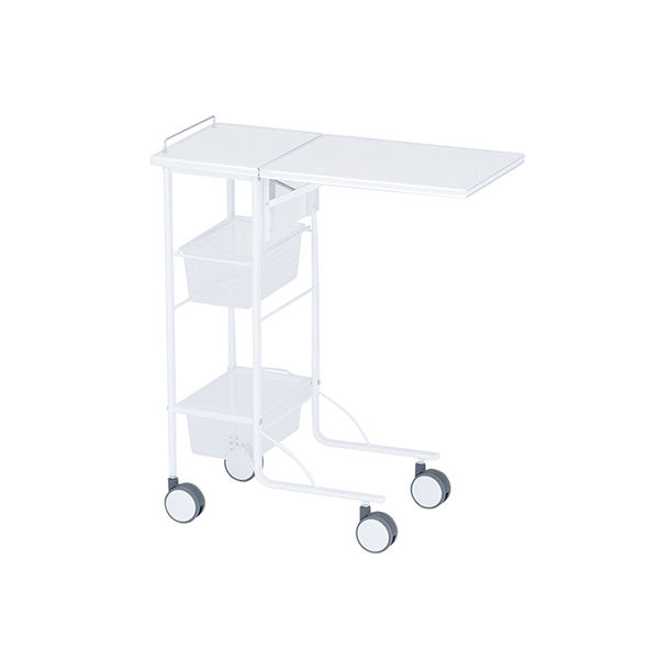 アズワン カウンターテーブルワゴン ホワイト CT-W 1台 7-4405-01（直送品）