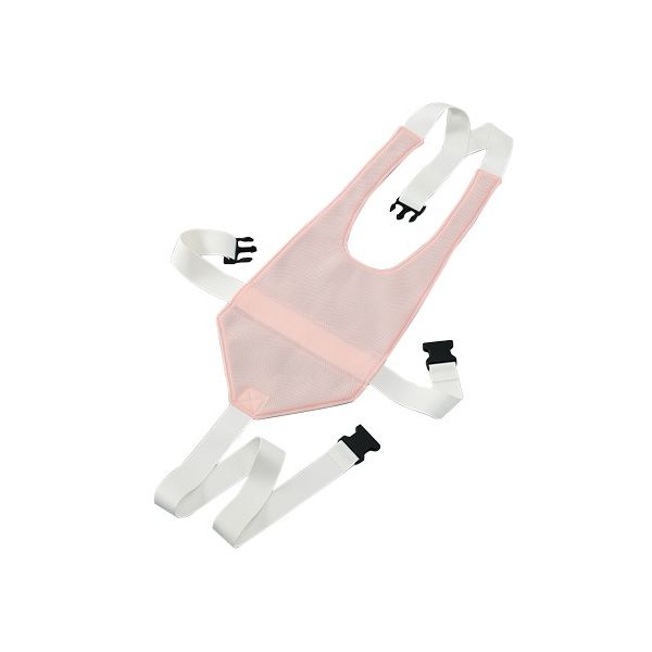 アズワン すっきりさわやか車いすベルト(フルサポートタイプ) ピンク&グリーン 7-4501-02 1本（直送品）