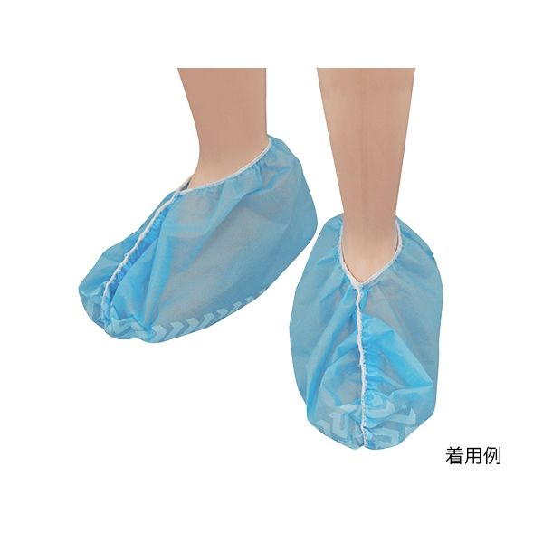 竹虎 サージシューカバーNo.100 (21~25cm) S 50入 076202 1箱(50枚) 7-3120-01（直送品）