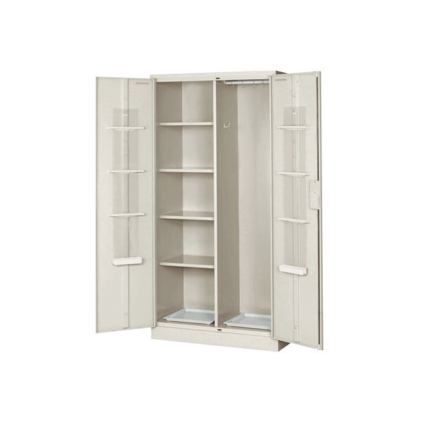 東洋事務器工業 掃除用具入れ ダスコット90ーTNG 880×515×1790mm 7-3216-03 1台（直送品）