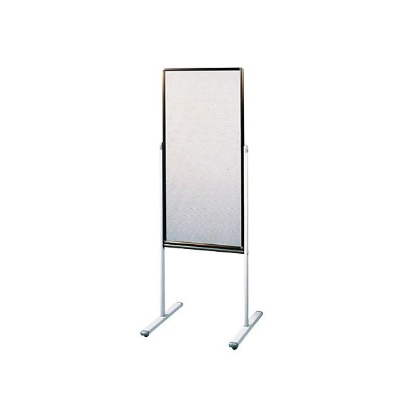 日学 案内板(両面タイプ) 掲示板(ライトグレー) 430×900mm CS-204 1個 7-3341-04（直送品）