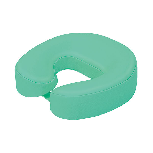 高田ベッド製作所 体位保持マット 顔用 ライトグリーン 300×300×80mm TB-77C-168 1個 7-5091-01（直送品）