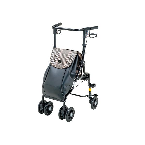 マキテック アンティ(シルバーカー) 黒チェック UX-2KC 1個 7-2270-01（直送品）