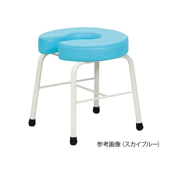 高田ベッド製作所 U型チェアー TBー599 イエロー 1脚 7-3826-08（直送品）