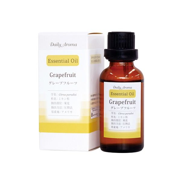 デイリーアロマジャパン デイリーアロマエッセンシャルオイル 30mL グレープフルーツ 33656 1本(30mL) 8-1350-45（直送品）