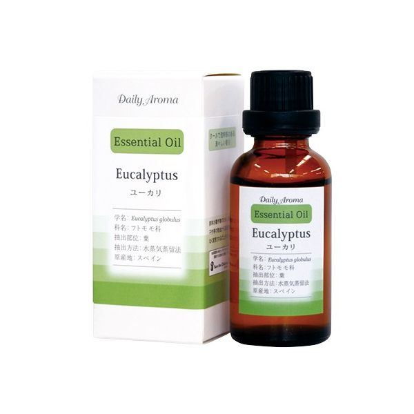 デイリーアロマジャパン デイリーアロマエッセンシャルオイル 30mL ユーカリ 33653 1本(30mL) 8-1350-46（直送品）