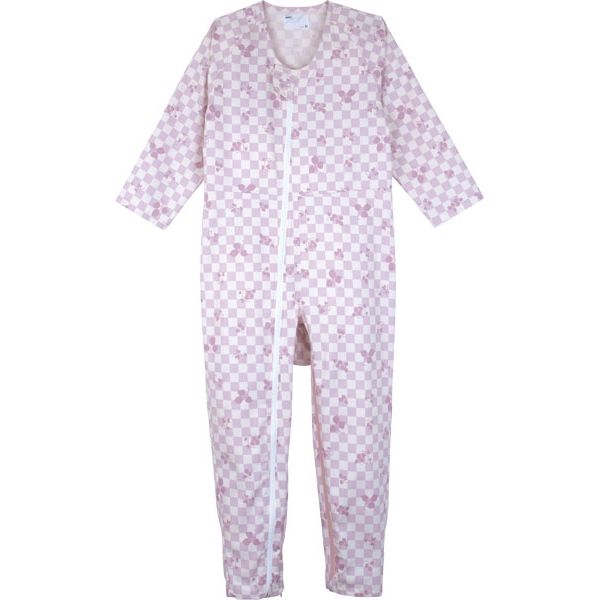 大阪エンゼル コンビネーションII（フルオープン型） L リーフピンク 5638-A　【介護用衣類】介援隊カタログ U0532（直送品）