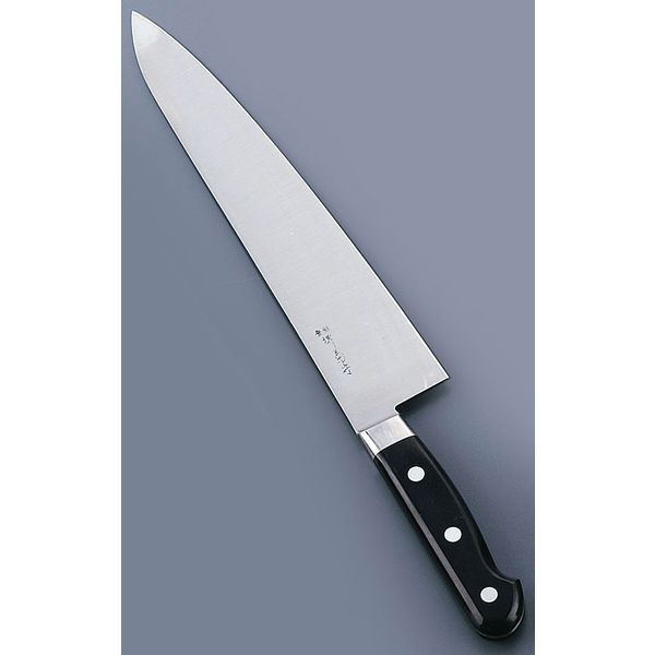 河村刃物 堺菊守日本鋼（口金付）牛刀 30cm AKK5305（取寄品） - アスクル