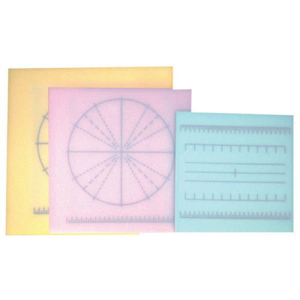 山県化学 調理用積層式目盛り入りまな板 正方形 M イエロー AMNE606（取寄品）