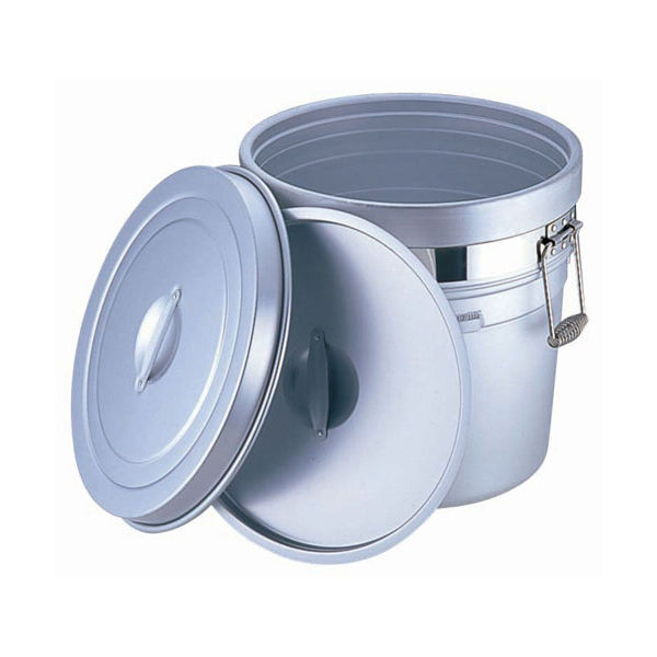 オオイ金属 アルマイト 段付二重食缶 （大量用） 250-A （20l） ASYA001（取寄品）