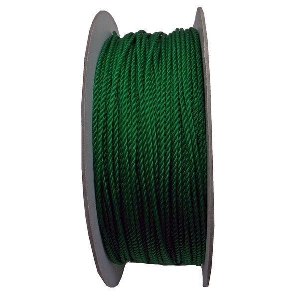 ポリエチレンロープ（緑） 4mmΦX200m ドラム巻 PE4-200GRN-R まつうら工業（直送品）