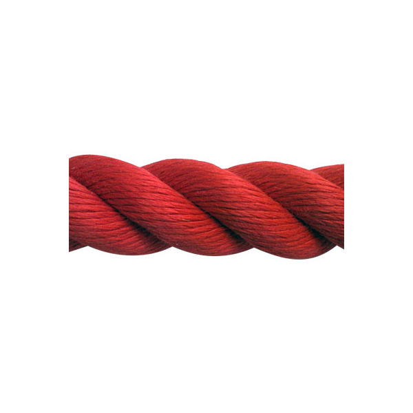 スパンシーカラーロープ（赤） 30mmΦX30m ドラム巻 PPCOLOR30-30RED-R まつうら工業（直送品）