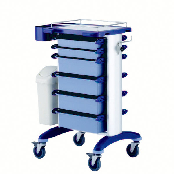 【軒先渡し】サカセ化学工業 処置・包交カート C43C-H01 1台 23-3411-0002（直送品）