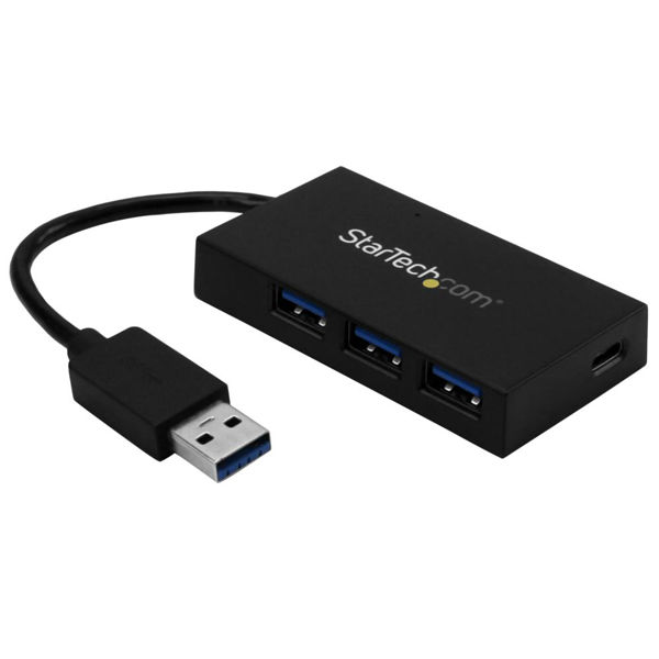Startech.com 4ポートUSB 3.0ハブ USB-A×3 USB-C×1 HB30A3A1CFB 1個