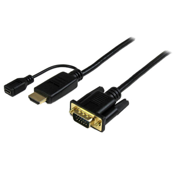 Startech.com HDMI - VGAアクティブ変換ケーブルアダプタ HD2VGAMM10 1個