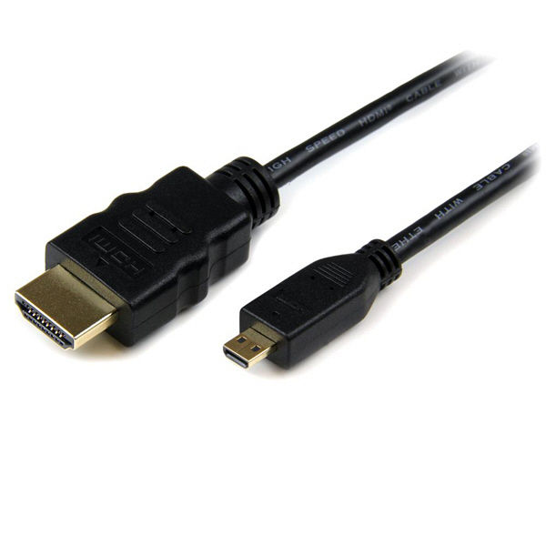 マイクロ HDMI - HDMI 1.4 ケーブル／1.8m HDMIADMM6 1個 StarTech.com