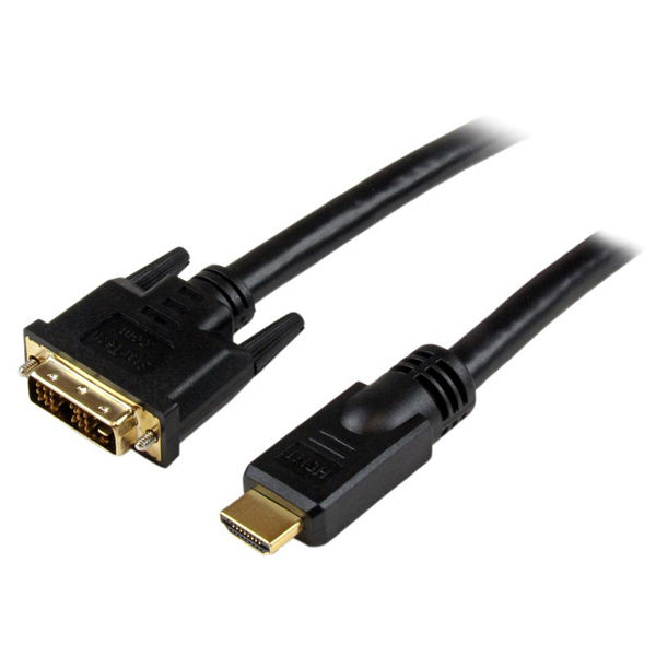 HDMI - DVI-D変換ケーブル 15.2m オス/オス　HDMIDVIMM50　1個　StarTech.com（直送品）