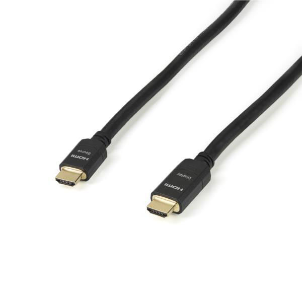 HDMI 1.4 ケーブル　20m　アクティブ　ブラック　HDMM20MA　1個　StarTech.com（直送品）