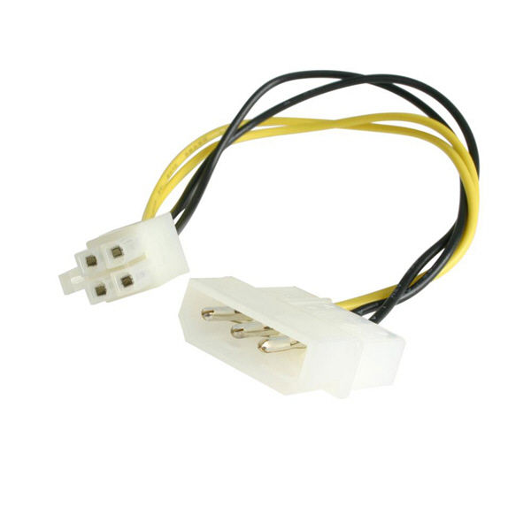 PC電源変換ケーブル/LP4 - AXT12V/15cm LP4P4ADAP 1個 PC電源変換ケーブル/LP4 - AXT12V/15cm LP4P4ADAP 1個