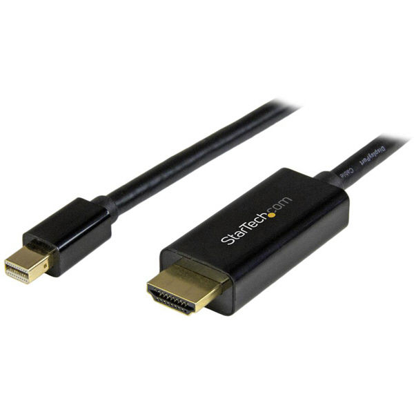 mDP - HDMI 変換アダプタケーブル 5m／4K対応　MDP2HDMM5MB　1個　StarTech.com（直送品）