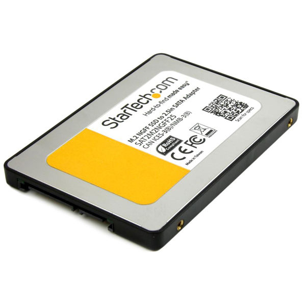 Startech.com M.2 SSD 2.5インチSATA 3.0 変換アダプタ SAT2M2NGFF25 1