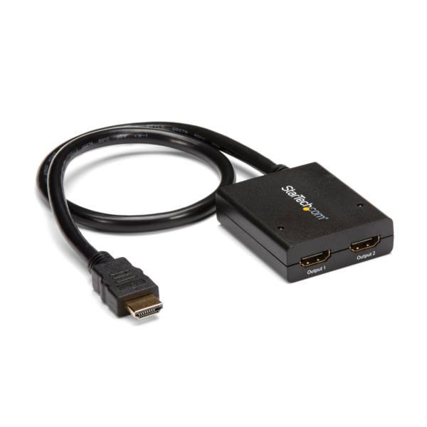 2出力HDMI分配器 USBバスパワー対応 4K 30Hz ST122HD4KU 1個 StarTech