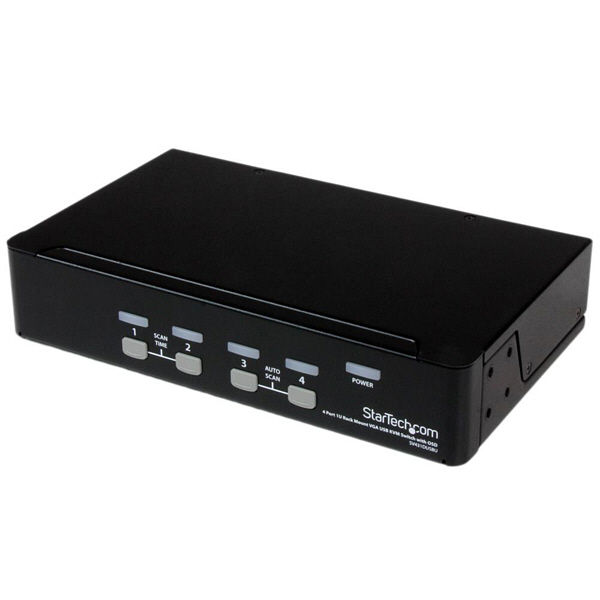 4ポート シングルVGA対応USB接続KVMスイッチ　SV431DUSBU　1個　StarTech.com（直送品） 28,743円