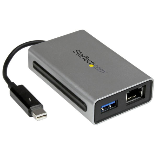ドッキングステーション Thunderbolt接続GbE/USB3.0変換アダプタ USBハブ　1個　StarTech.com（直送品）