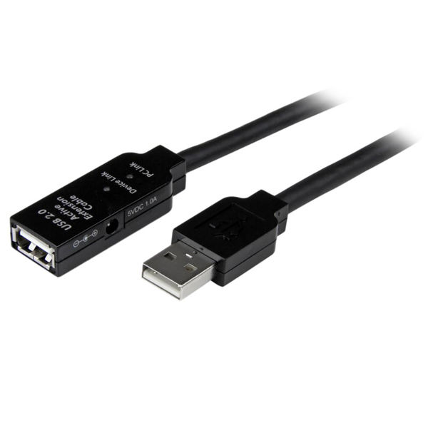 USB 2.0アクティブ延長ケーブル　35m　オス/メス　USB2AAEXT35M　1個　StarTech.com（直送品）