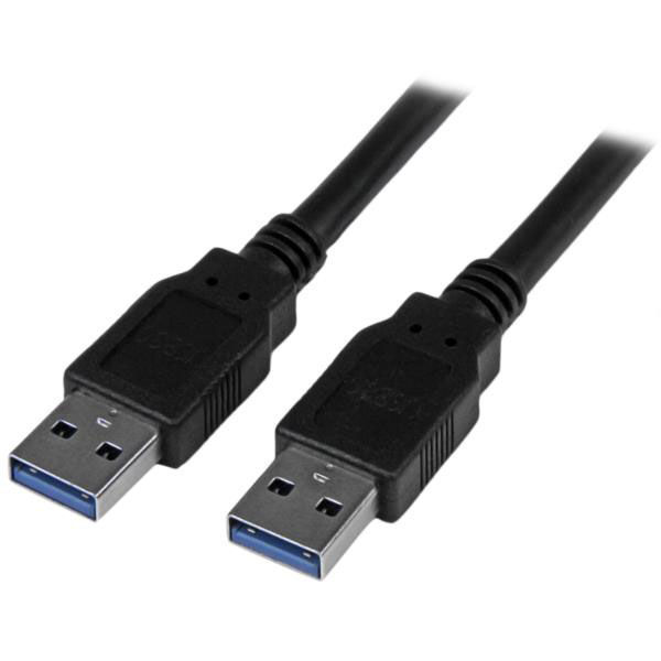 Startech.com USB 3.0 ケーブル A(オス) - 3m ブラック USB3SAA3MBK 1個