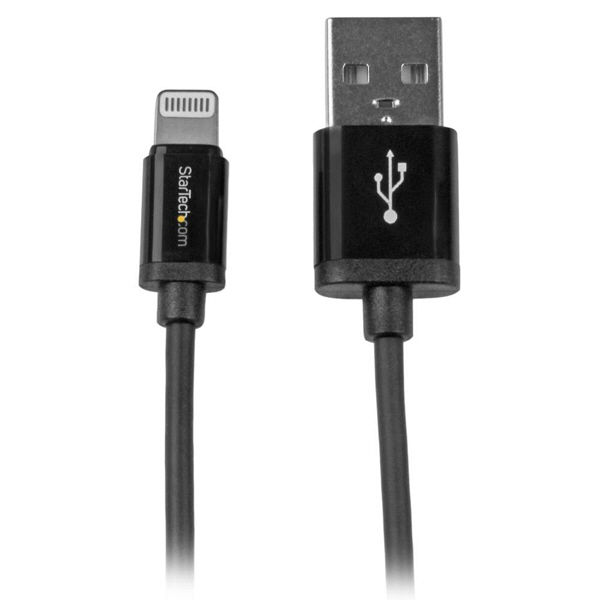 30cm Apple Lightning - USBケーブル　USBLT30CMB　1個　StarTech.com（直送品）