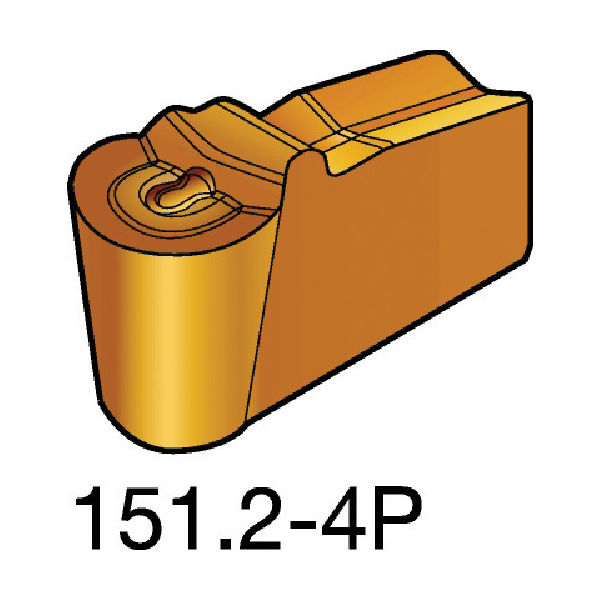 サンドビック T-Max Q-カット 突切り・溝入れチップ N151.2-400-40-4P 525 572-4538（直送品）