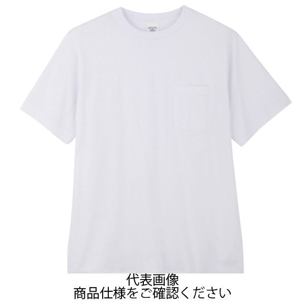 コーコス信岡 半袖Tシャツ ホワイト LL 3007-0-LL 1セット(5枚)（直送品）