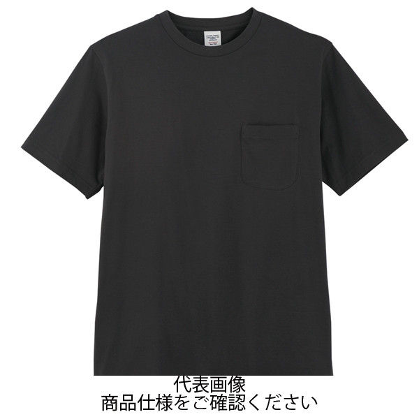 コーコス信岡 半袖Tシャツ ブラック 5L 3007-13-5L 1セット(5枚)（直送品）