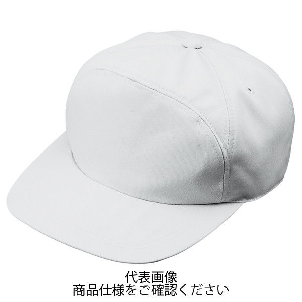 コーコス信岡 エコ5IVEスター丸ワイド型帽子 シルバー M A-1156-33-M 1セット(2点)（直送品）