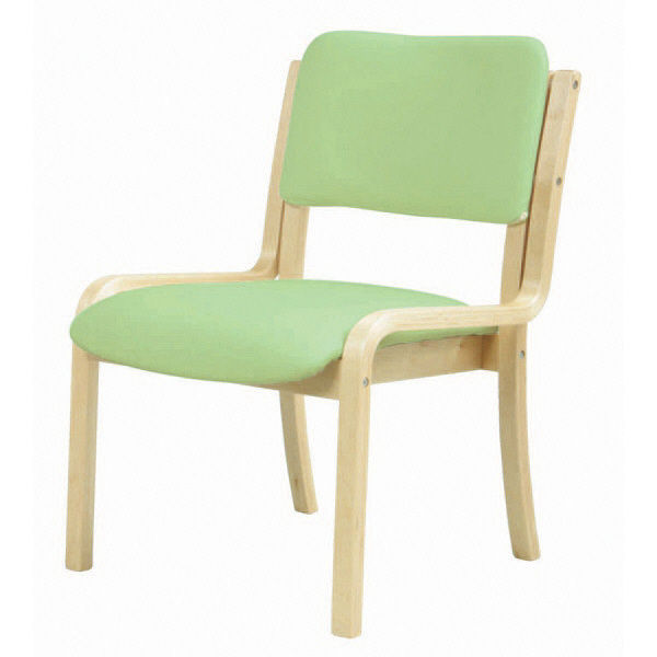 ニシキ工業 多目的木製チェア（肘なし） FSW-22 　　　（直送品）