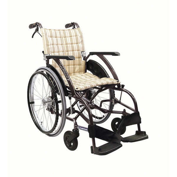 カワムラサイクル 介助用 車椅子 ノーパンクタイヤ WAVIT WA16-40S 