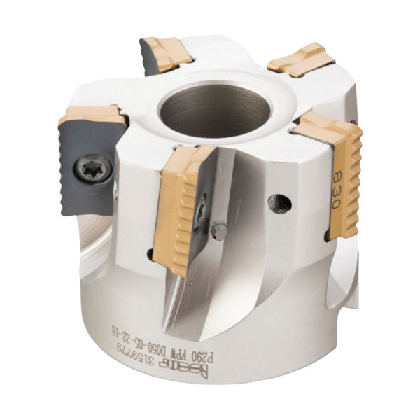 シュレッドミルP290 フェースミル FPW/FCT 刃径80mm シャンク径25.4mm P290 FPW D080-08-25.4-18（直送品）