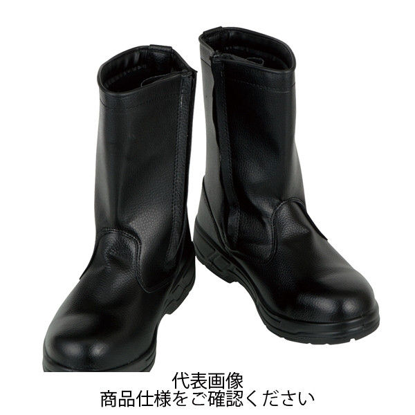 コーコス信岡 ZAー817 半長靴 ブラック 24.5cm ZA-817-13-24.5 1足（直送品）