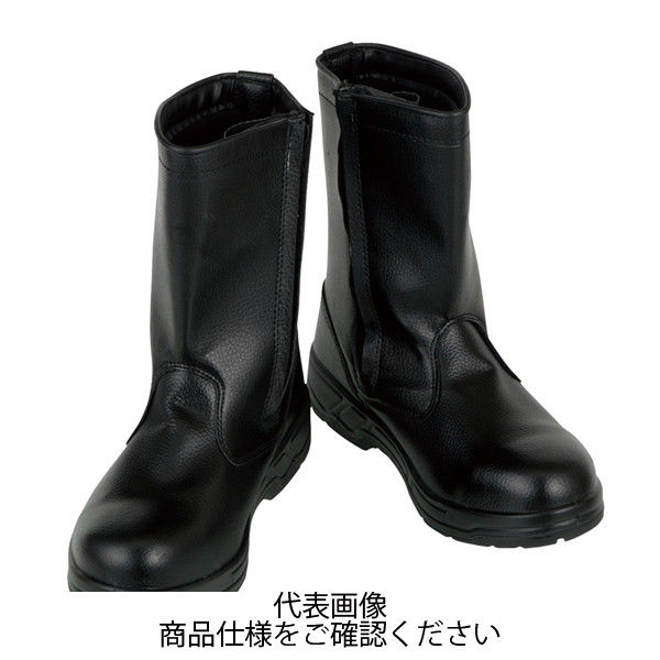 コズモ 専用 コーコス信岡 ZAー817 半長靴 ブラック 25.0cm ZA-817-13-25.0 1