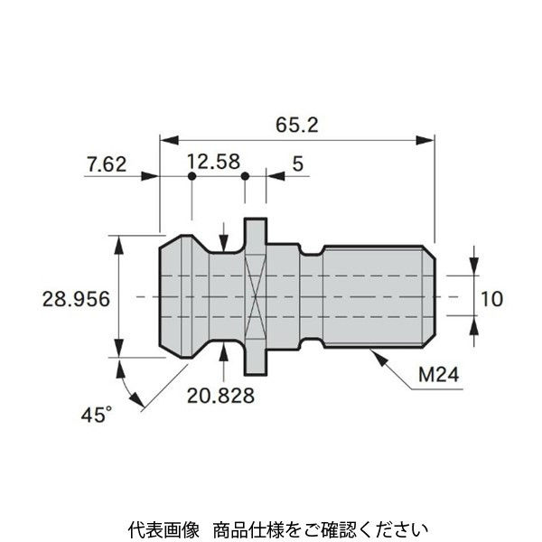 MSTコーポレーション プルスタッド BT50 山崎用 P-514 1個（直送品）